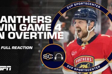 Game 4 Full Reaction: Panthers beat Rangers in OT to even up Eastern Conference Final | SC with SVP