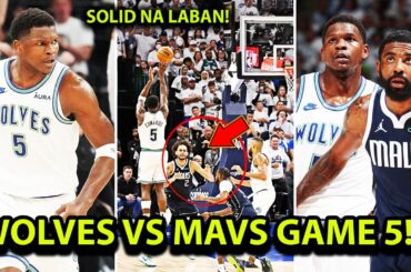 Pwedeng maging "Alanganin ang Dallas Mavericks" , Kung magkakaroon ng momentum ang Wolves! sa Game 5