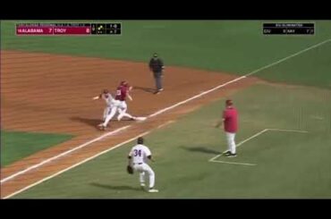 THE ERROR OF ALL ERRORS- Troy Baseball Radio Call of COSTLY ERRORS vs. Alabama #ncaa #cws #baseball