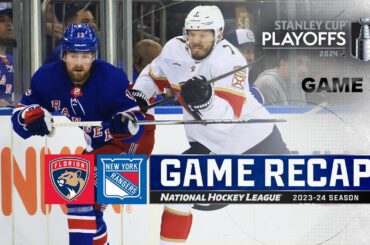 Gm 5: Panthers @ Rangers 5/30 | NHL Highlights | 2024 Stanley Cup Playoffs