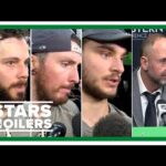 Stars-Oilers Game 5 post-game interviews | Tyler Seguin, Matt Duchene, Wyatt Johnston, Peter DeBoer