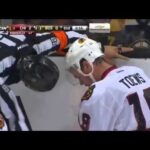 Dennis Seidenberg hit from behind on Blackhawks Jonathan Toews