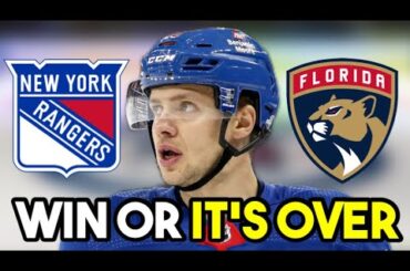 New York Rangers Have A HUGE MUST WIN GAME Against The Florida Panthers!