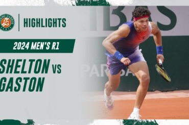 Shelton vs Gaston Round 1 Highlights | Roland-Garros 2024