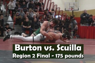 Region Two 175 lb. Final | Ryan Burton (St. Joe-Montvale) vs. Connor Scuilla (Hasbrouck Heights)