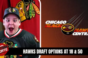 Who Are The Options At #18| LIVE Blackhawks Mock Draft 2.0