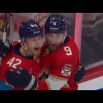 Panthers' Gustav Forsling Lasers Perfect Shot Top Corner Late In Game 3