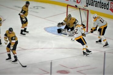 Yakov Trenin Tips Home The Predators' Second Goal Of The Game In His 100th Career Game