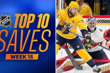 Top 10 Saves from Week 15 | 2023-24 NHL Season