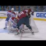 Alex Auld saves on Andrew Ladd, Nik Antropov shots (2010-11-26)