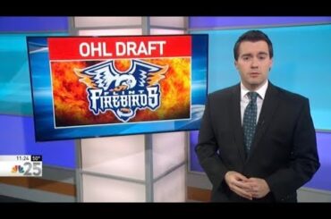 Flint's NBC 25 News recaps Firebirds OHL Draft (4/6/19)