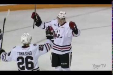 Niagara's Bruder scores his first OHL goal -- 10/5/17