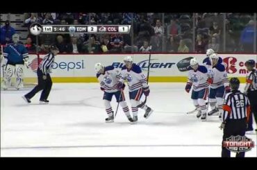 Jordan Eberle beautiful play on Justin Schultz goal - NHL 19/4/13