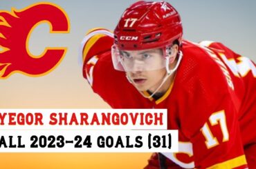 Yegor Sharangovich (#17) All 31 Goals of the 2023-24 NHL Season