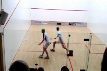 Leinster Squash Open 2012 final: Derek Ryan versus Arthur Gaskin, complete game 3