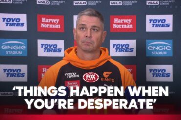 Kingsley opens up on controversial free kick 😬 | Giants Press Conference | Fox Footy