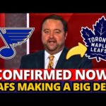 URGENT! LEAFS CONFIRM TRADE WITH BLUES! WELCOME TO TORONTO! MAPLE LEAFS NEWS