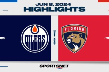 Stanley Cup Final Game 1 Highlights | Oilers vs. Panthers - June 8, 2024