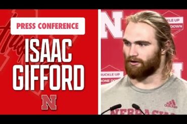 Nebraska Football DB Isaac Gifford speaks after 17-9 win over Northwestern at Memorial Stadium I GBR