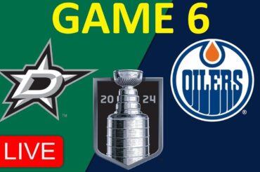 GAME 6: EDMONTON OILERS VS DALLAS STARS LIVE | FULL GAME REACTION AND COMMENTARY