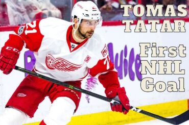 Tomas Tatar #21 (Detroit Red Wings) first NHL goal Dec 31, 2010 (Classic NHL)