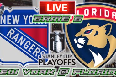 New York Rangers vs Florida Panthers Game 6 LIVE Stream Game Audio | NHL Playoffs Streamcast & Chat
