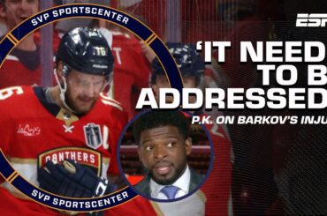 P.K. Subban gets HEATED on Aleksander Barkov's injury 🗣️ 'IT NEEDS TO BE ADDRESSED' | SportsCenter