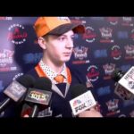 Flint Firebirds' Brennan Othmann Addresses Media on OHL Draft Day (4/6/19)