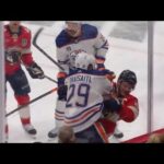 Aleksander Barkov went to the locker room after taking this high hit from Leon Draisaitl / 10.06.24