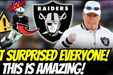 🚨💣WHAT SENSATIONAL NEWS!THIS COULD CHANGE EVERYTHING IN RAIDERS!LAS VEGAS RAIDERS 2024 NEWS NFL