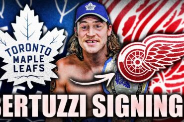 TYLER BERTUZZI BACK TO THE DETROIT RED WINGS? TORONTO MAPLE LEAFS SIGNING WAR