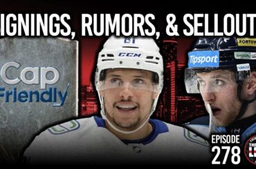 Episode 278 - Detroit Red Wings Signings, Rumors, & CapFriendly Sells Out