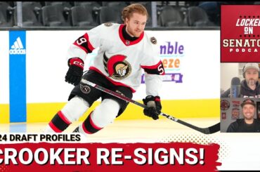 Ottawa Senators Agree To 1-Year Extension With RFA Angus Crookshank + 2024 NHL Draft Rankings: 13-12