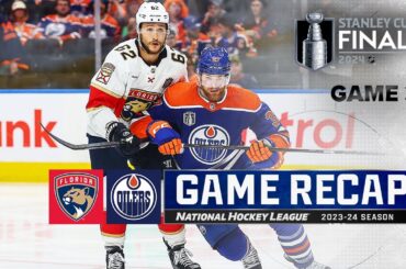 Gm 3: Panthers @ Oilers 6/13 | NHL Highlights | 2024 Stanley Cup Final