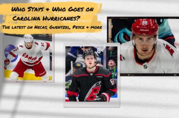 Carolina Hurricanes...Who Goes & Who Stays?   The latest on Necas, Guentzel, Pesce & More