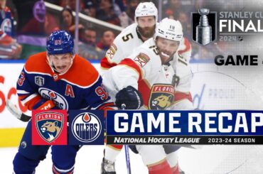 Gm 4: Panthers @ Oilers 6/15 | NHL Highlights | 2024 Stanley Cup Playoffs