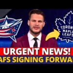 BOMB! LEAFS SIGNING BLUE JACKETS FORWARD! NEW REINFORCEMENT ARRIVING IN TORONTO? MAPLE LEAFS NEWS