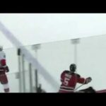 Colin White hits Chad Larose