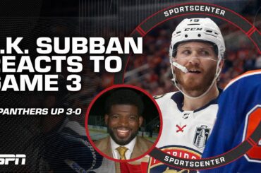 P.K. Subban reacts to Game 3: The Panthers look like they've been here before! | SportsCenter