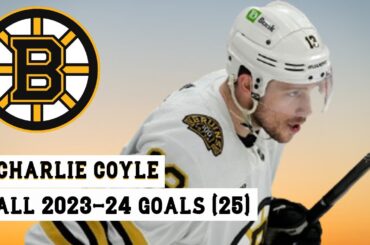 Charlie Coyle (#13) All 25 Goals of the 2023-24 NHL Season