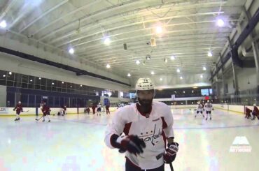 Nathan Walker's Helmet Cam at Caps Development Camp 7/9/14