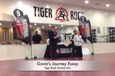 Gavin White's Martial Arts Black Belt Speech