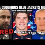 MORE COLUMBUS BLUE JACKETS MOVES COMING? Patrik Laine/Mitch Marner (AFTER PASCAL VINCENT FIRED)