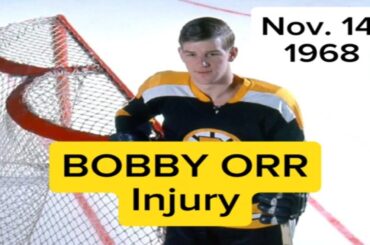 BOBBY ORR Hand Injury Gary Dornhoefer 1968-69 NHL season Boston Bruins Philadelphia Flyers Spectrum