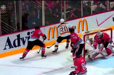 Nick Leddy's Delay of Game Penalty No Call OT June 15 2013 Game 2 Stanley Cup Finals HD