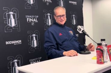 Paul Maurice, Florida Panthers Off Day: SCF v Edmonton Oilers (Game 6)