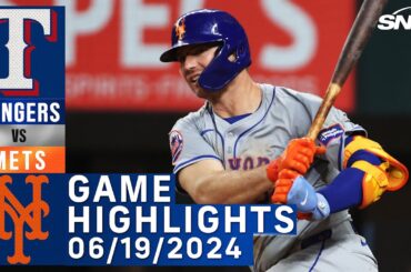 Mets vs Rangers (6/19/2024) | NY Mets Highlights | SNY