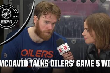 Connor McDavid says ‘it took everything’ for Oilers to win Game 5 vs. Panthers | NHL on ESPN