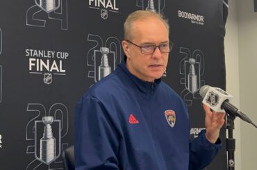 Paul Maurice Before Florida Panthers Fly to Edmonton: Stanley Cup Final Game 6 at Oilers