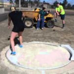 Fanny Roos throwing 3